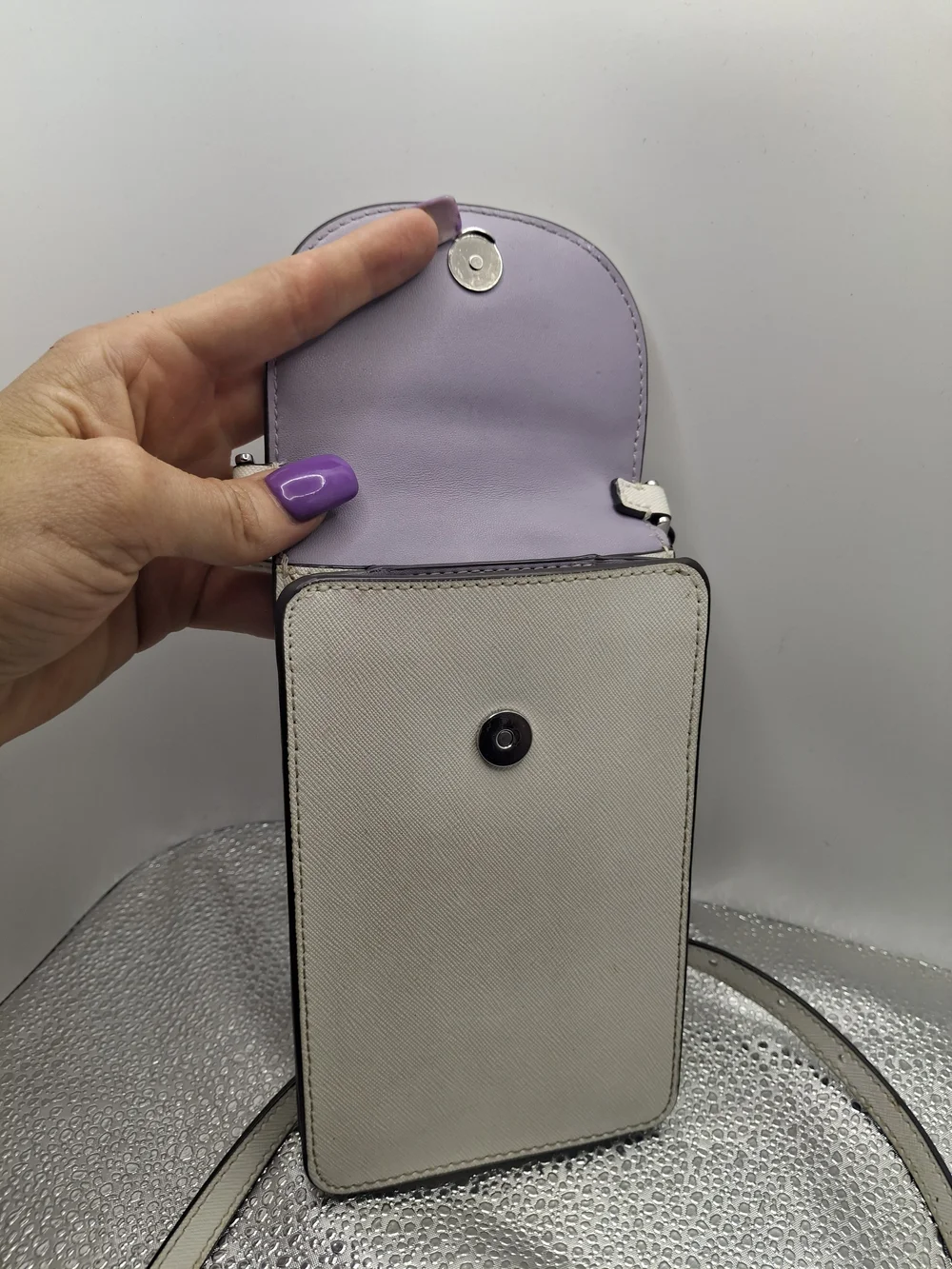 Kate Spade White Crossbody Phone Bag